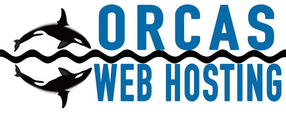 Orcas Web WordPress Hosting Logo with Link